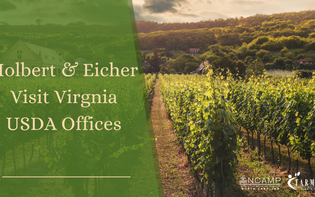 Holbert & Eicher Visit Virginia USDA Offices