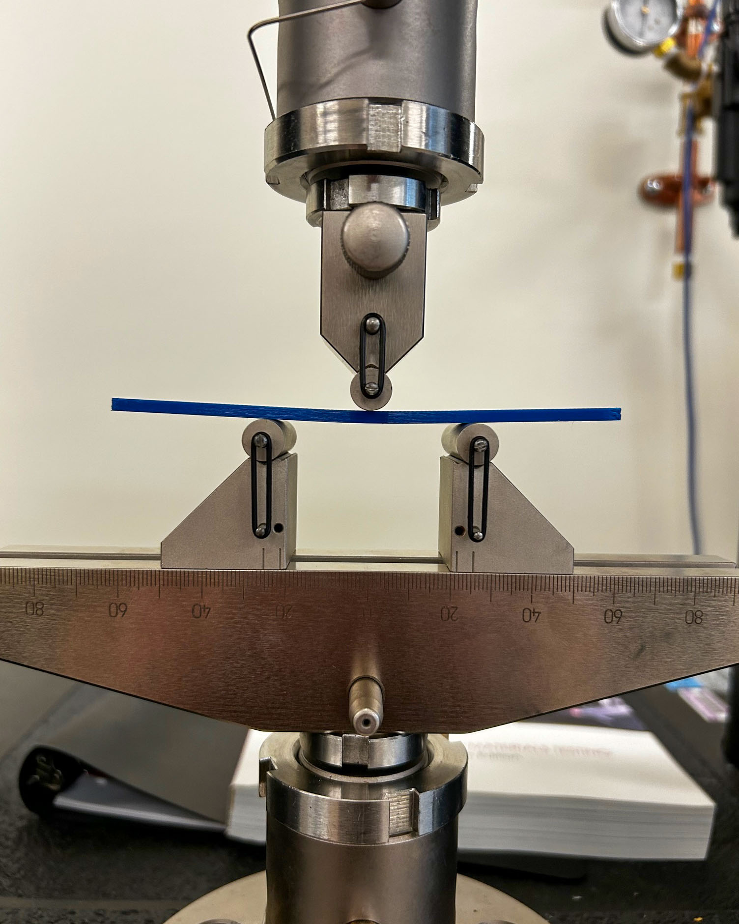 WCU MSET student Caleb Cole works on recycling system for discarded 3D printing material (Photo courtesy Caleb Cole)