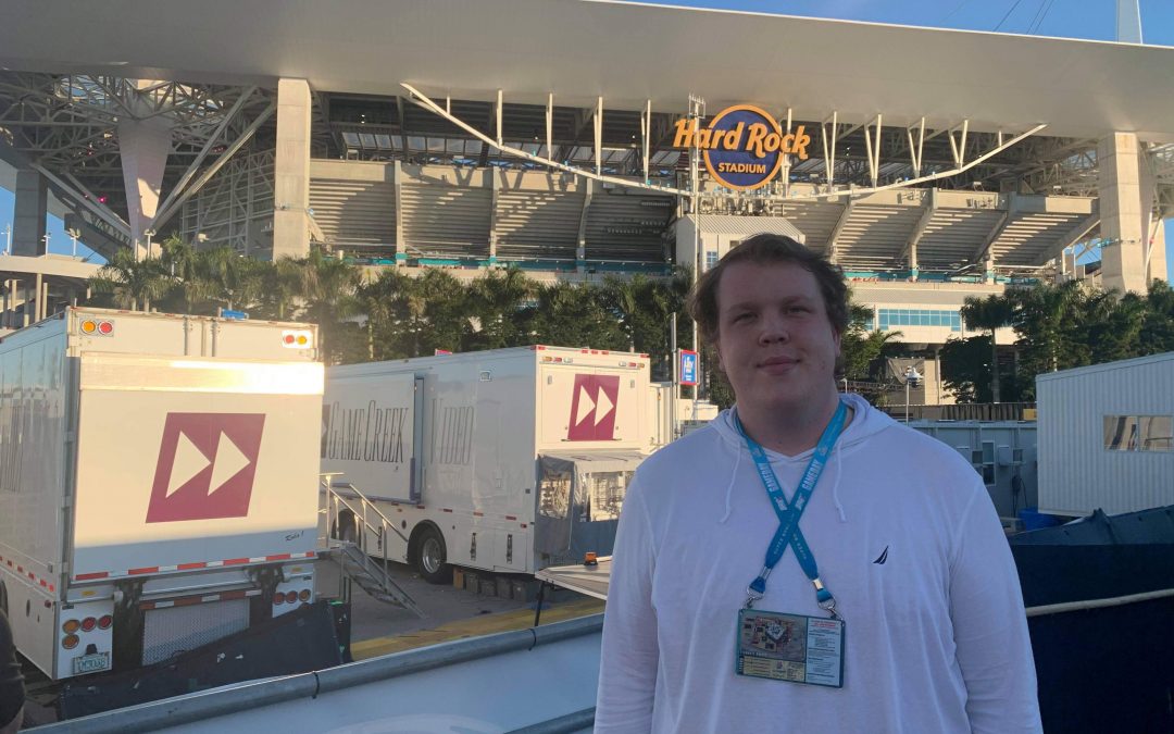 Working at Super Bowl 54 cements Wyatt Burnette’s decision to pursue broadcast engineering