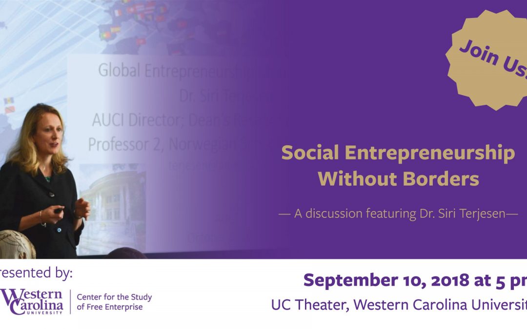 Dr. Siri Terjesen: Social Entrepreneurship Without Borders