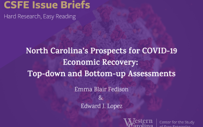 CSFE’s new study on North Carolina’s prospects for COVID-19 economic recovery