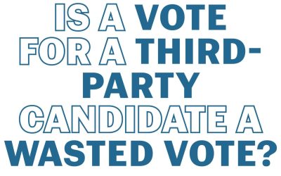 Is a vote for a third-party candidate a wasted vote?