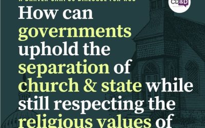 Campus-Wide Dialogue: Religious Values and the Separation of Church and State