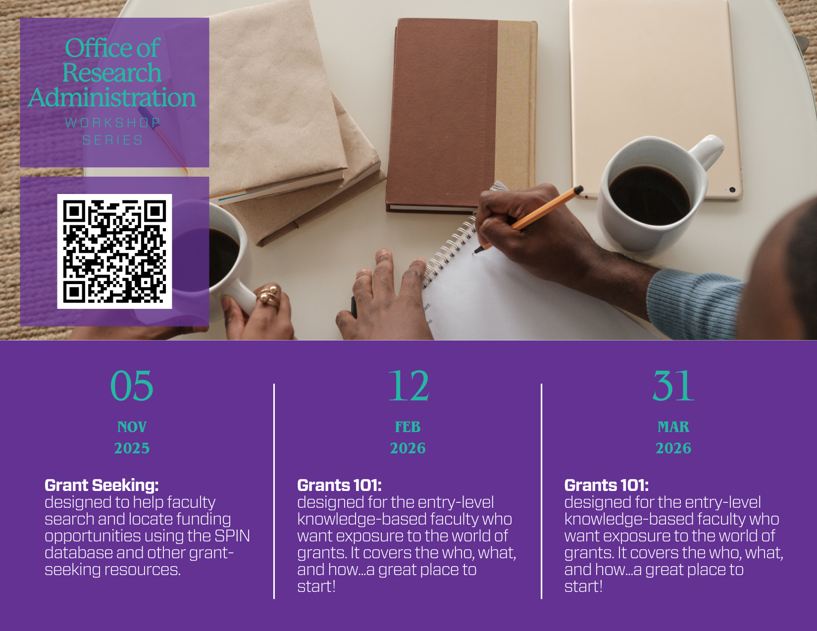 ORA Workshop Series Registration Flyers (Postcard (US)) (1)