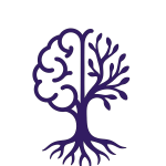 Lab Logo Tree with branches on one side and a brain on the other