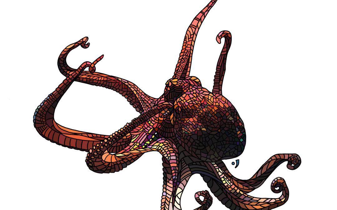 Alien on Earth Mosaic by Sawyer Carlson