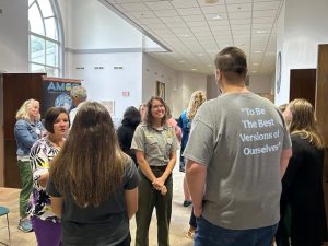 Educators collaborating with each other